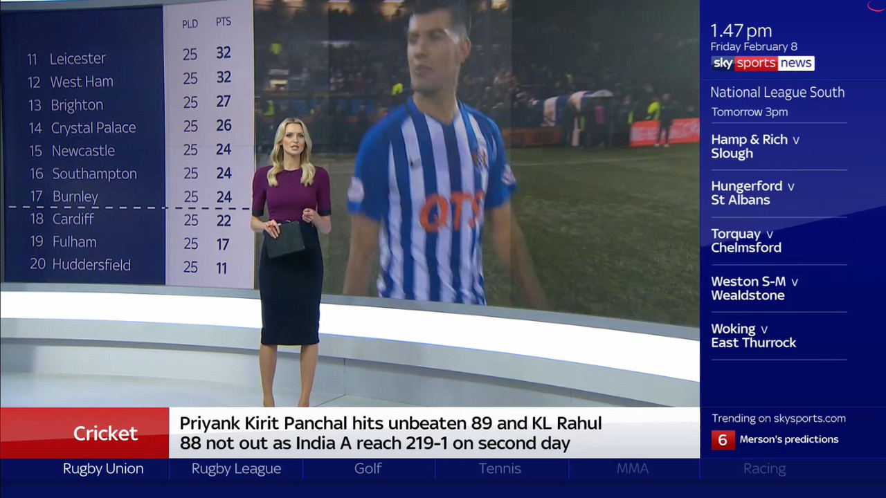 08 February - 13.00.00 - Football Centre 2019. Catch up on all t