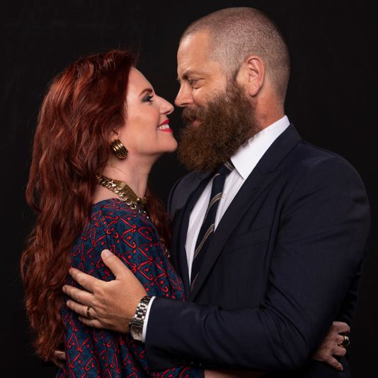 Nick and Megan Mullally