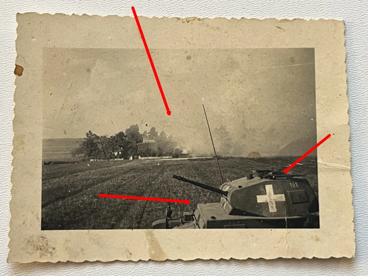 Foto Polen Panzer im Einsatz Balkenkreuz Nummer TOP