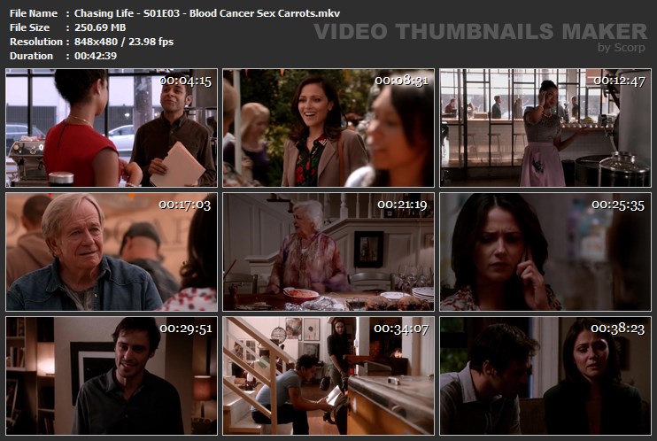 Chasing Life - S01E03 - Blood Cancer Sex Carrots.mkv