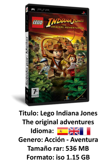 Mew Mew Reviewer as a result LEGO Indiana Jones The Original Adventures [PSP] [USA] [ISO] [Google Drive]  [Mediafire] Español - English - Français 1 link