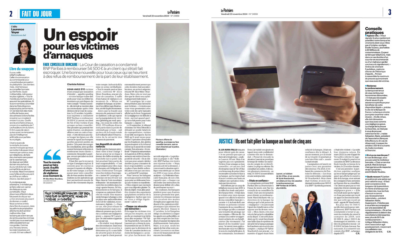 2024 Que faire si arnaqué