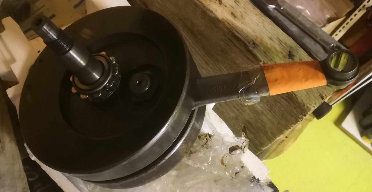 Vilebrequin avant l'intervention