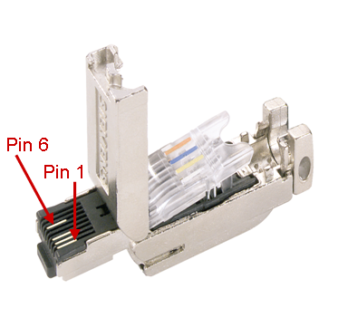 Simatic IE FC RJ45 plug pinout Simatic IE FC RJ45 plug pinout