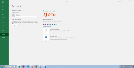 Microsoft Office Professional Plus Version 1904 (Build 11601.20144) (x86/x64) 2019