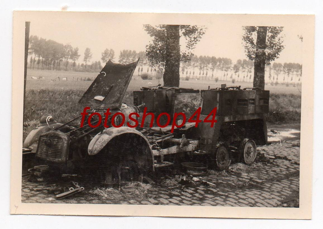 WH LKW Krupp Protze zerstört