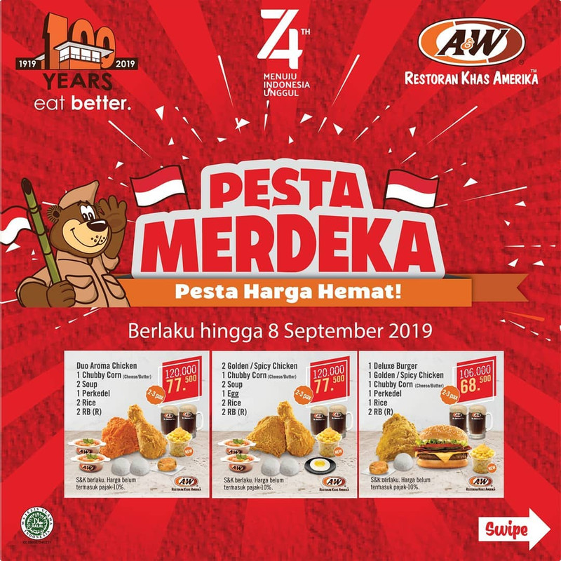 Promo A&W Restoran Khas Amerika