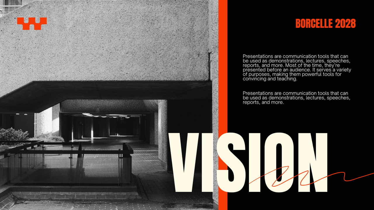 Orange and Black Bold Grunge Digital Marketing Presentation