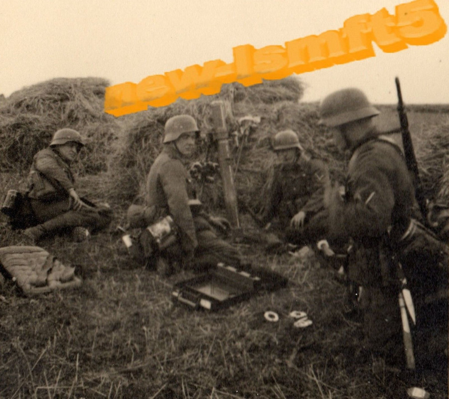 Einsatz HKL Granat-Werfer Stellung Mörser mortar ww2