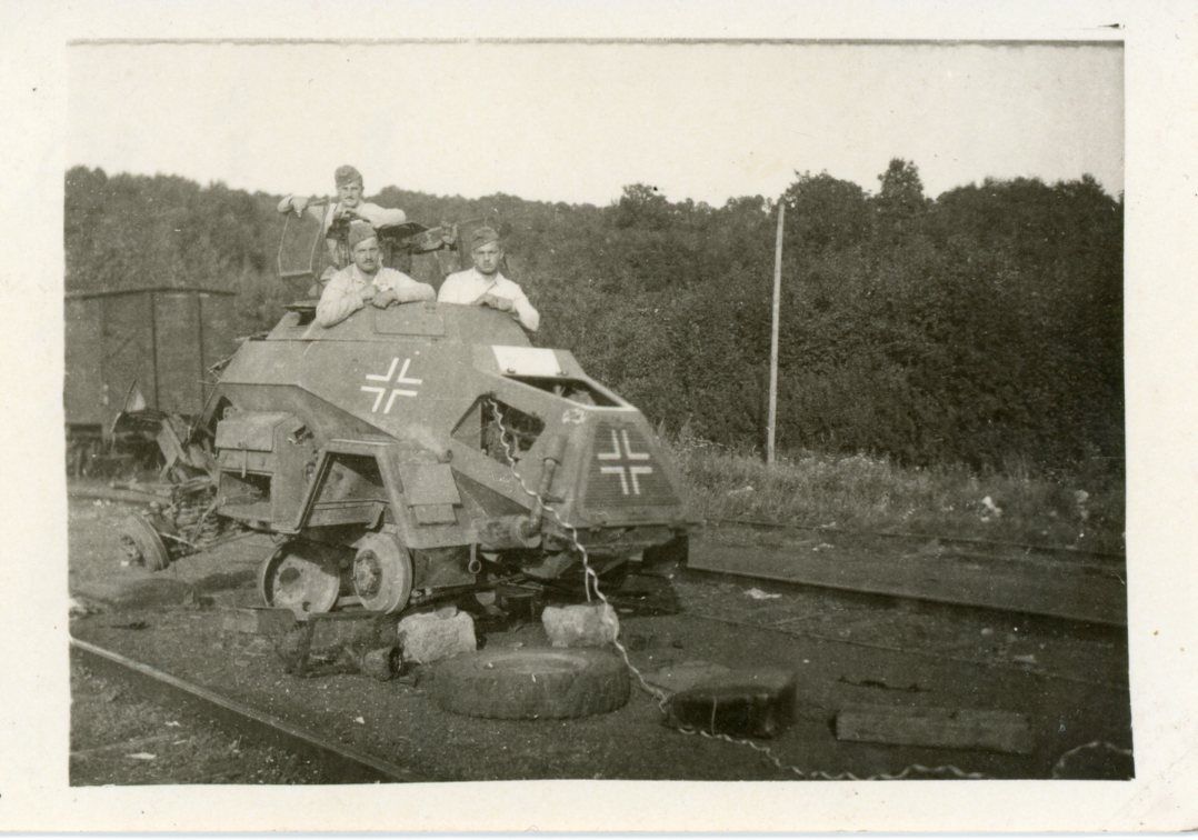 panzerspähwagen 8 RAD Panzer Tank Frankreich