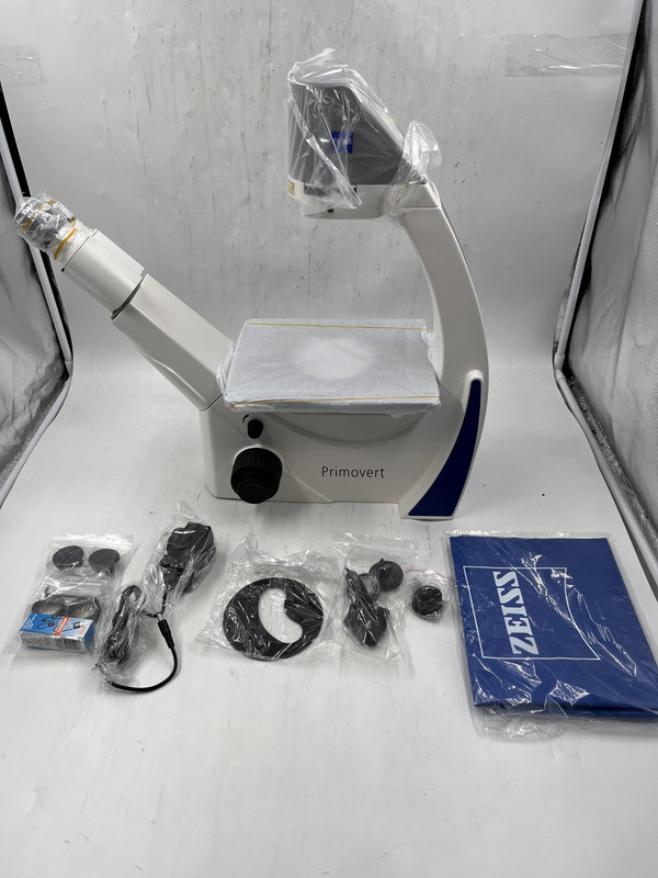 CARL ZEISS PRIMOVERT 415510-1100-000 INVERTED MICROSCOPE