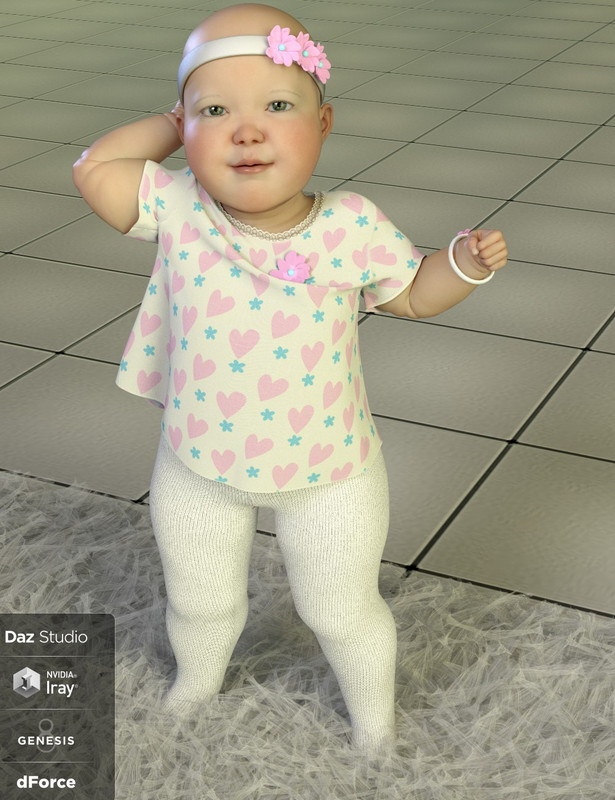 dforce flower set outfit for caryn 8 00 main daz3d