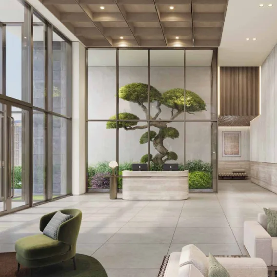 Lifestyle shot of modern architecture