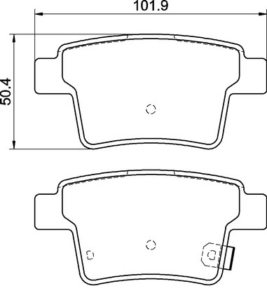 Ceramic Rear Brake Pad Set Ceramic Rear Brake Pad Set