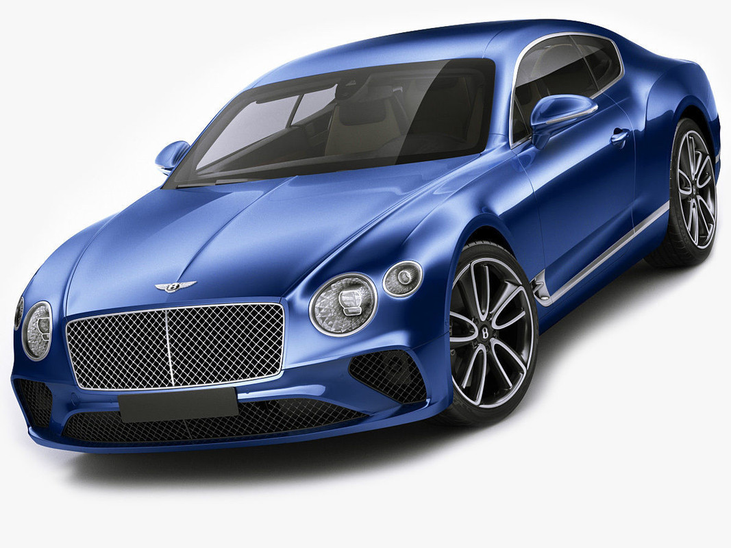 bentley continental gt 2018 3d model max 3ds fbx c4d lwo lw lws