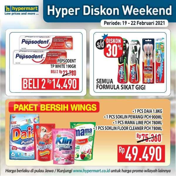Katalog Promo Hypermart 19-22 Februari 2021