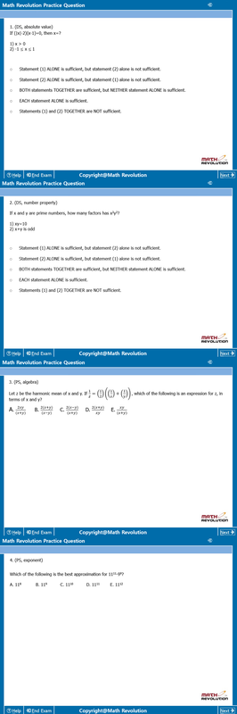 Math Revolution Questions