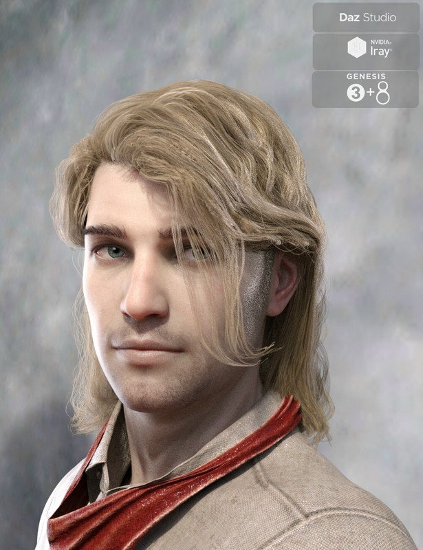 Zorius Hair for G3 G8 Males Zorius Hair for G3 G8 Males