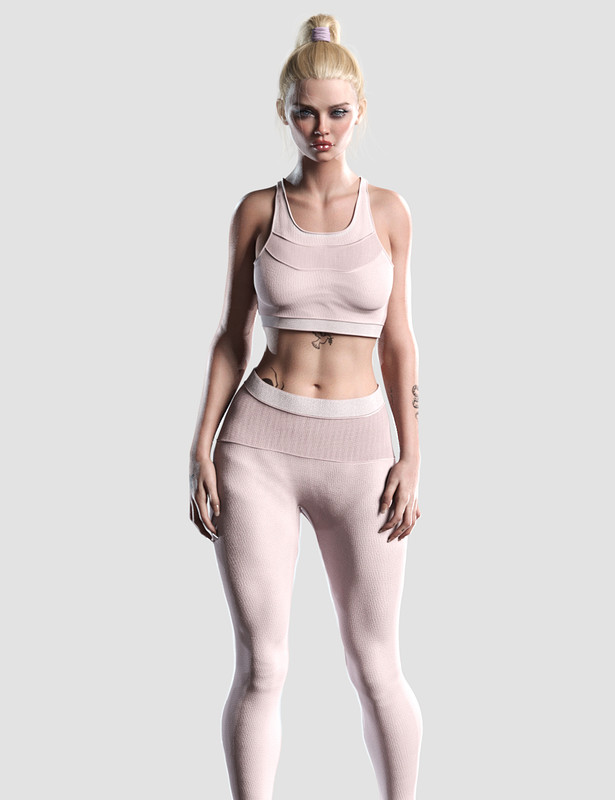 Knit Sports Outfit for Genesis 8 Females