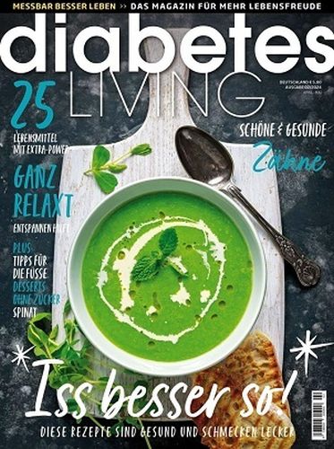 Cover: Diabetes Living Magazin No 02 April-Mai 2024