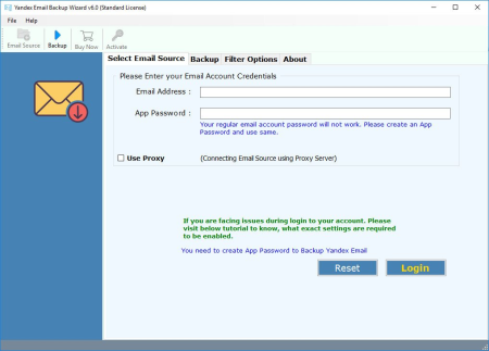 RecoveryTools Yandex Mail Backup Wizard 6.0