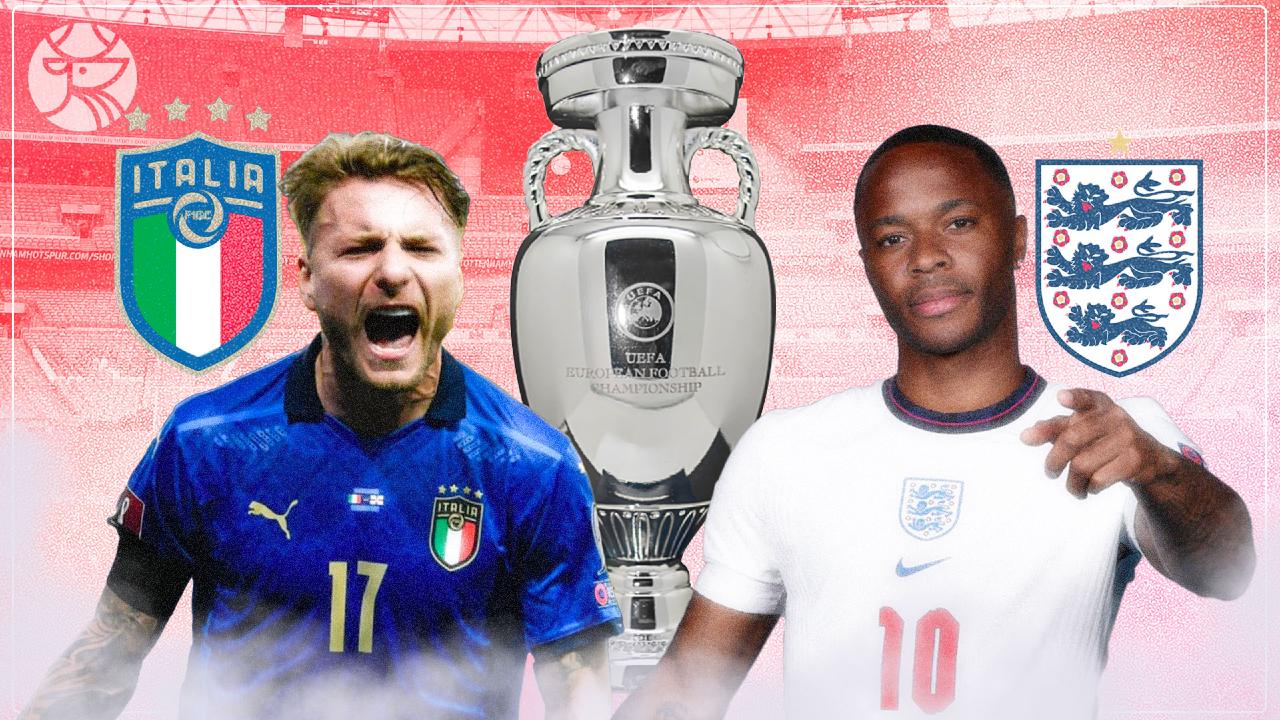 Rojadirecta Italia-Inghilterra Streaming Gratis Alternativa Rai Play Sky Finale Euro 2020 Europei di calcio Wembley Londra.
