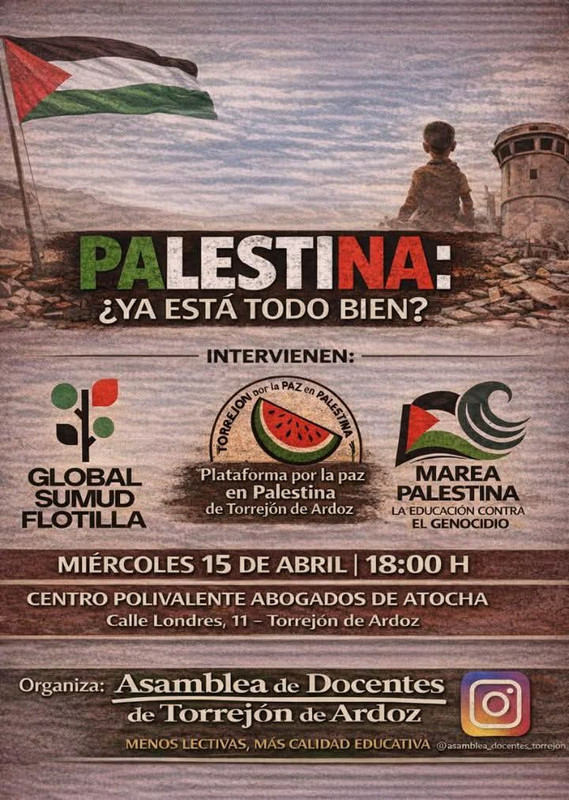 Foto cedida por Por la Paz en Palestina 