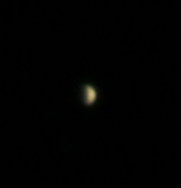 Mercurio en cuarto menguante capturado desde Rasal
