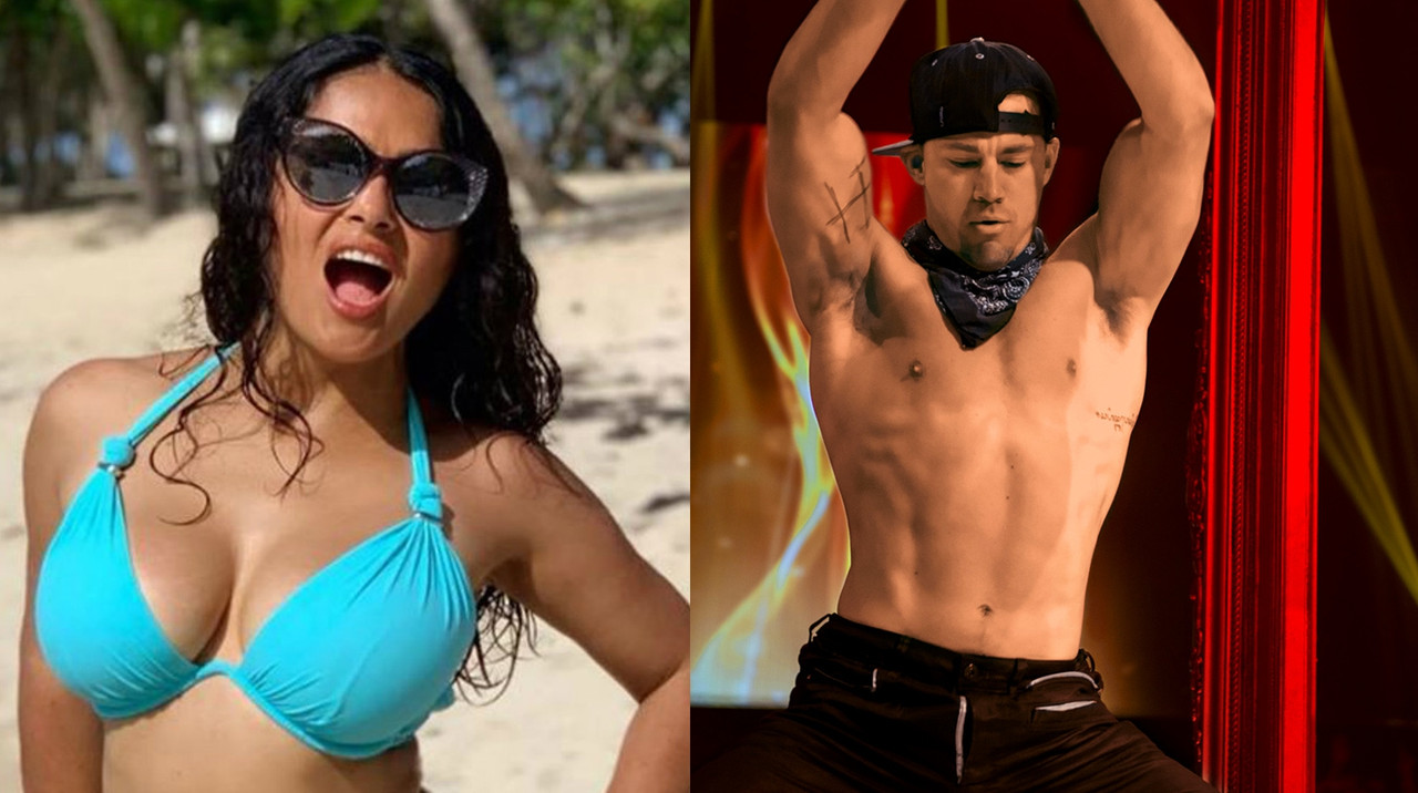 Foto ardiente de Salma Hayek con Channing Tatum rompe las redes sociales