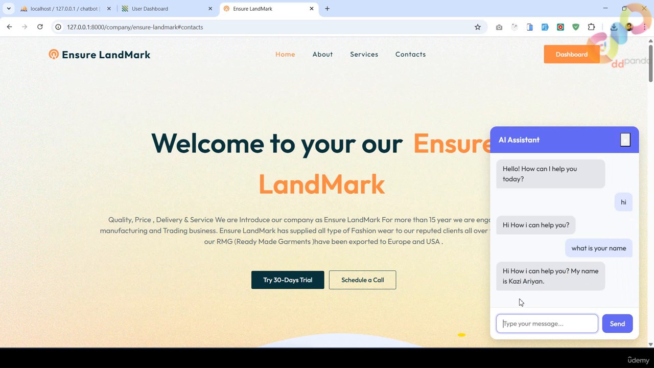 1 Introduction AI Agent Chatbot Saa S What You Will Build 0002 screenshot