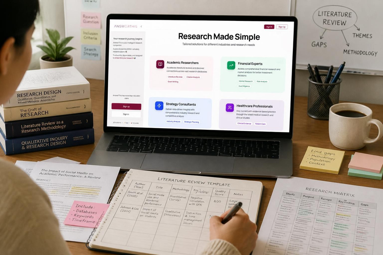 Literature Review Template and Matrices