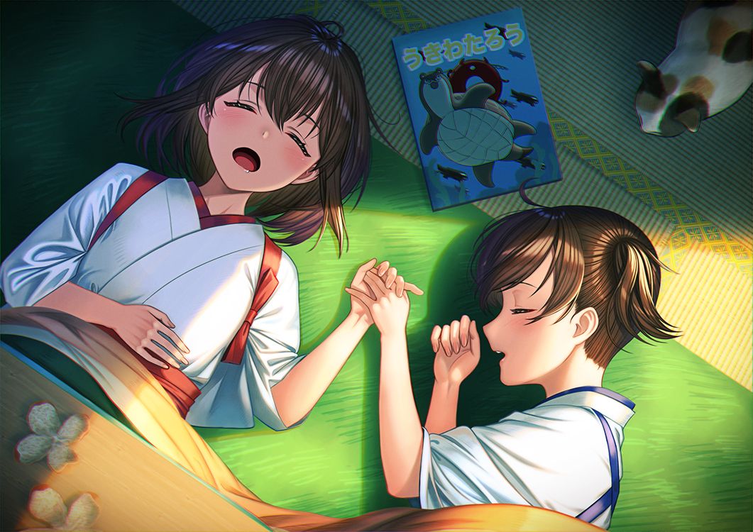 kaga-akagi-enemy-lifebuoy-and-bokukawauso-kantai-collection-drawn-by-unowen-f325ab6ce5149d1bdc065
