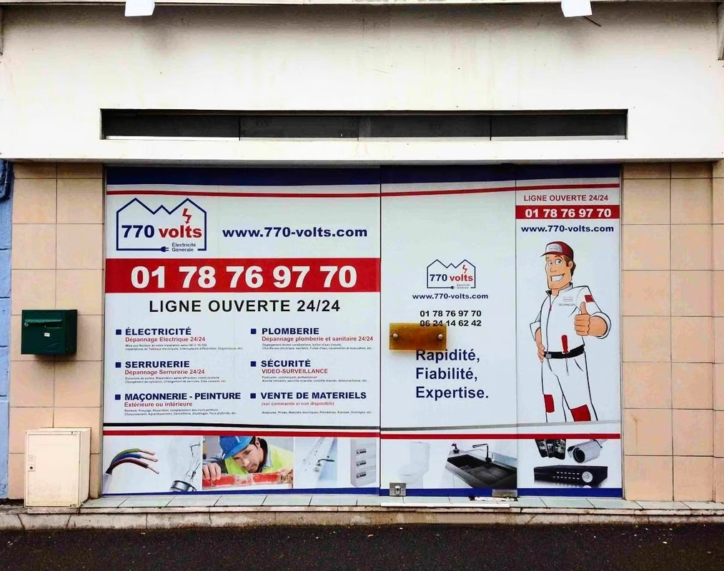 [Façade de la boutique 770 VOLTS à Fontenay-sous-Bois]