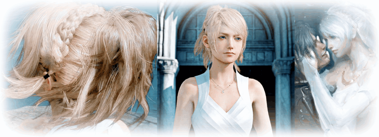 My Lady Lunafreya⠀;⠀middle gif by ffseven on Tumblr.