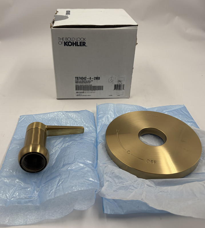 KOHLER PITCH TS74042-4-2MB R/T SEQUENTIAL VALVE TRIM MODERN BRASS