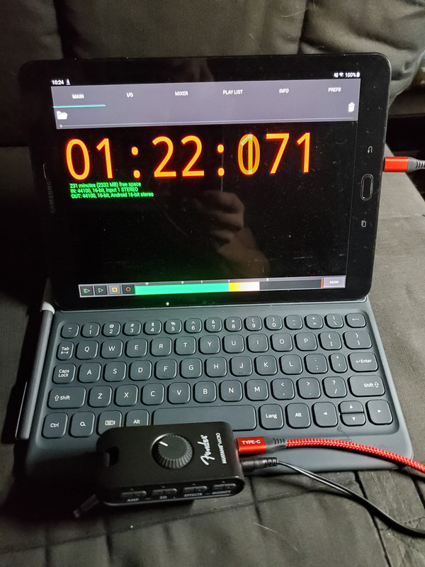 Mustang Micro- Recording via USB-C cable to Android Smartphone
