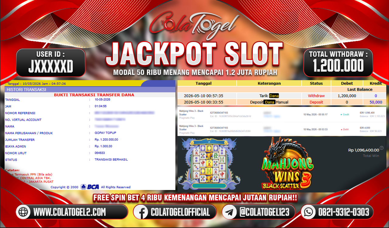 JACKPOT SLOT GACOR!!