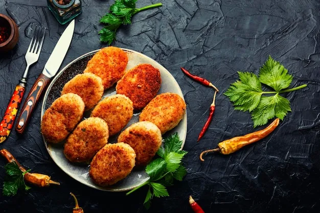  seafood dishes for children (Fish Cutlets)