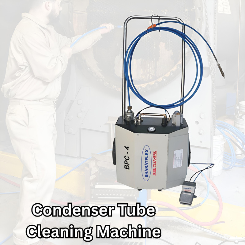 condenser tube cleaning machine for industrial cooling system maintenance