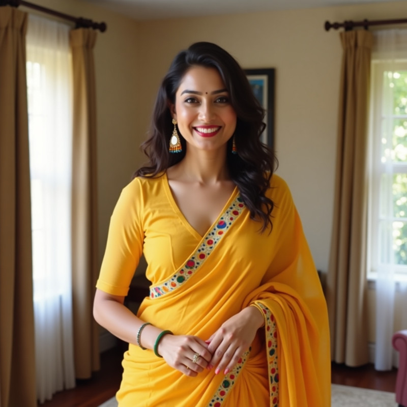 Occasions to Wear a Plunging Neckline Saree