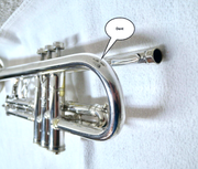 King 1937 Liberty Silvertone trumpet  sn 210902 (8)