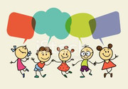 35041672-cartoon-children-with-speech-bubbles