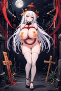 05057-2130045492-1girl-mature-female-solo-huge-breasts-sagging-breasts-jiangshi-no-bra-cleavage