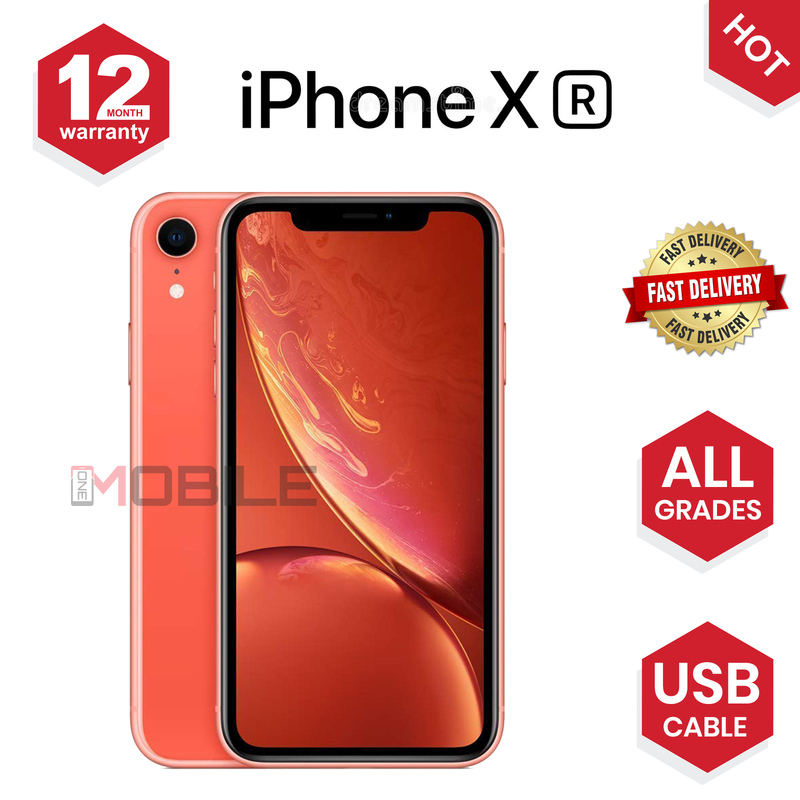 Apple iPhone XR - 64GB/128/256GB - ALL COLOURS - UNLOCKED