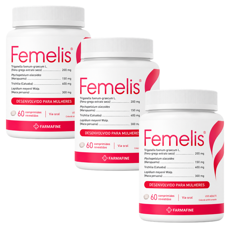 Femelis 3 frascos