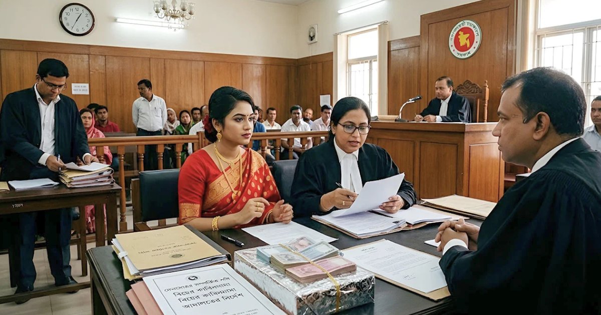 স্ত্রীকে আদালতে যেতে বাধ্য করলে ক্ষতিপূরণের আদেশ দিতে পারবে আদালত