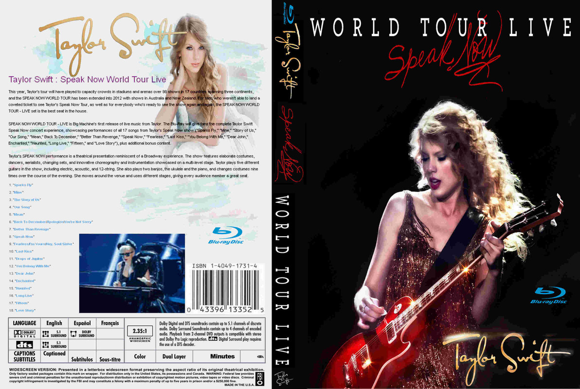 speak now world tour live cd