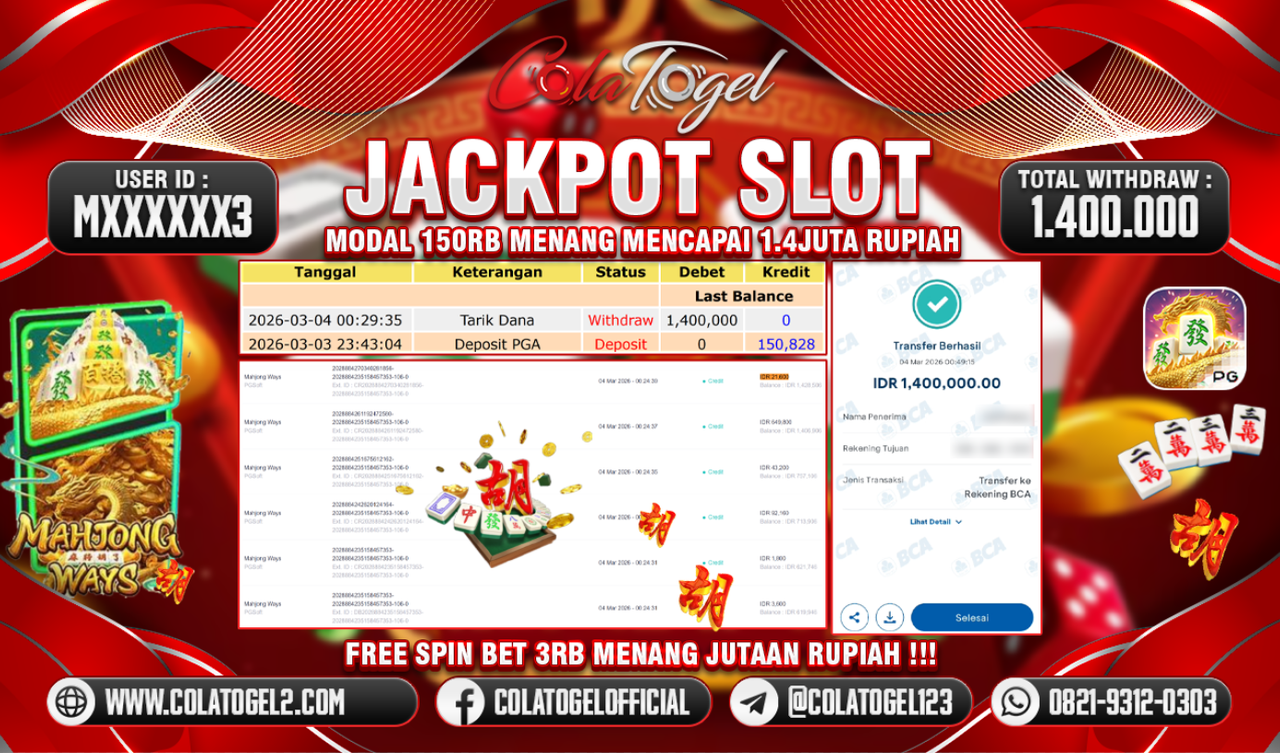 JACKPOT SLOT GACORR!!