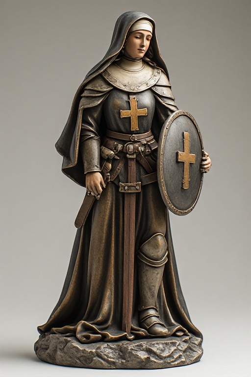 Christian-Warrior-Nun-Figurine-(8)