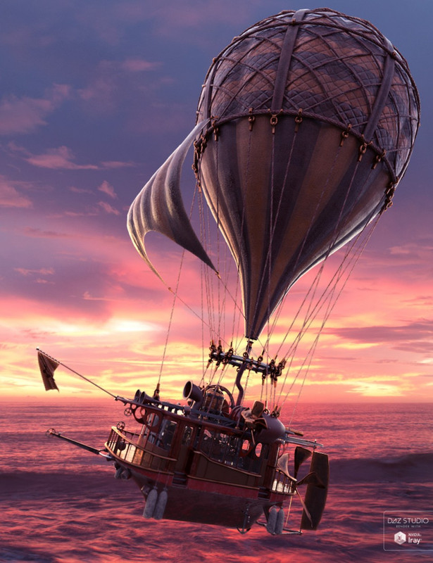 Steampunk Hot Air Balloon